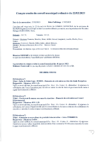 Compte rendu Conseil Municipal du 22 février 2023